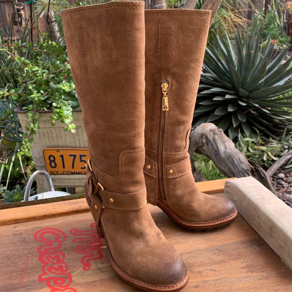 Talbots women's brown suede boot